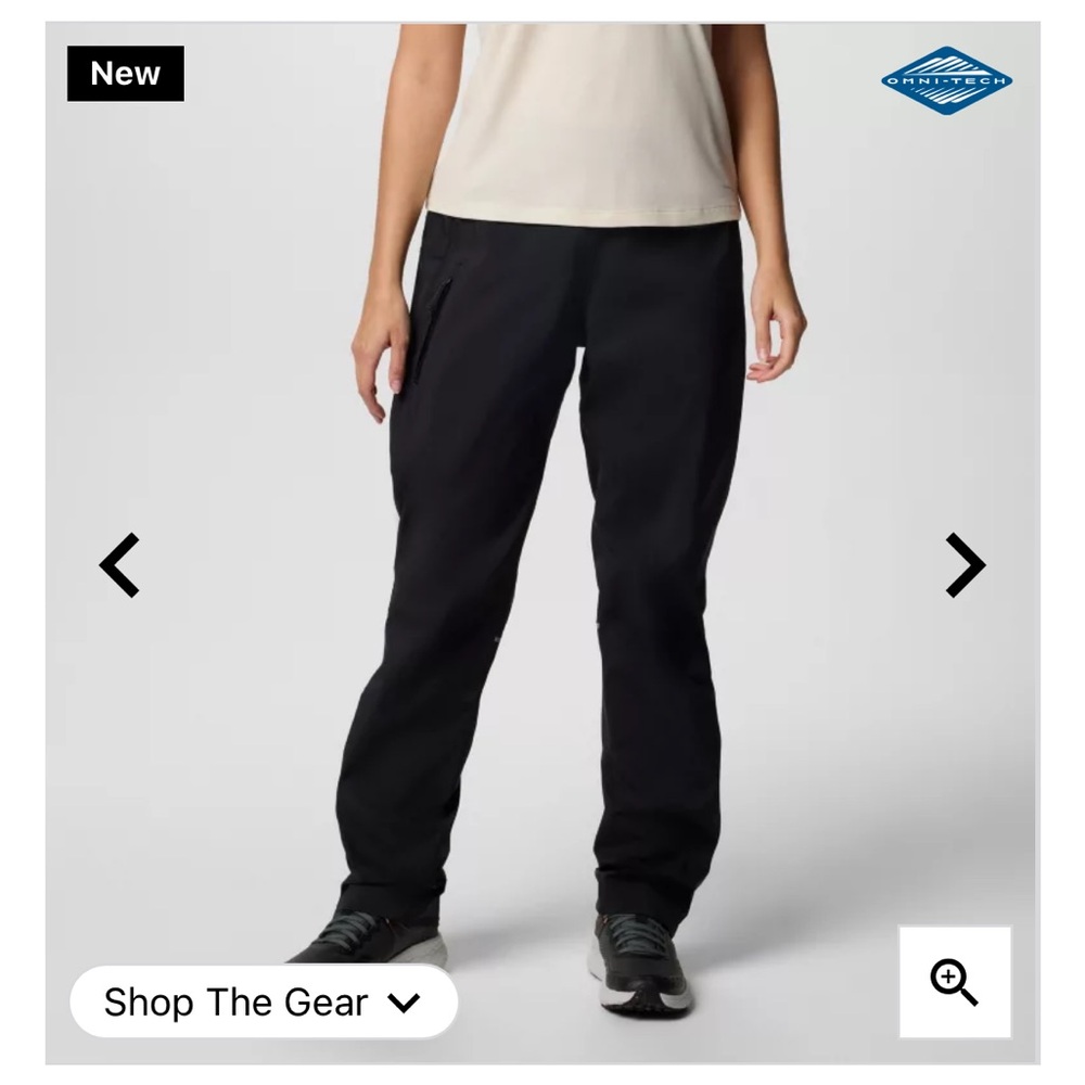 NWT Women’s Hazy Trail rain pant by Columbia